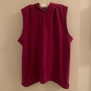 Aeropostale Magenta Sweatshirt Vest size M